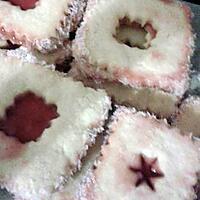 recette sablés à la confiture enrobés de noix de coco