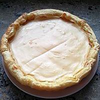 recette Tarte au flan vanillé