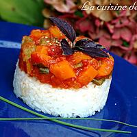 recette Duo de légumes et riz