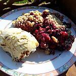 recette Crumble aux fruits rouges