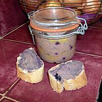 recette paté de foies de volaille au porto et aux myrtilles