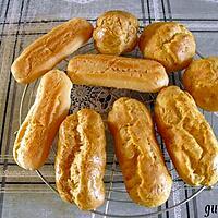 recette éclairs-choux-glands ou salambos