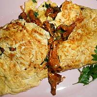 recette Omelette aux girolles