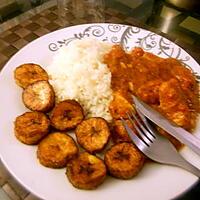 recette Blancs de poulet façon Colombo et bananes plantains