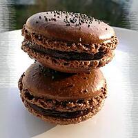 recette Macarons ganache au chocolat