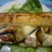 recette 1/2  BAGUETTES  FARCIES  GRATINEES A L'ITALIENNE