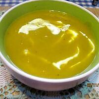 recette Soupe au potiron d'Italie à la crème fraiche.