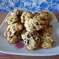 recette Cookies poire et chocolat au lait