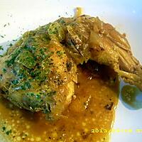 recette cuisses de poulet au safran et aux petits oignons