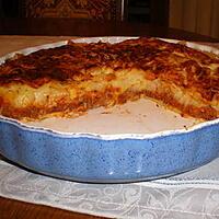 recette Tourte viande hachée et pomme de terre