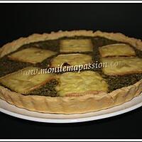 recette Tarte épinards, ricotta, pignons de pin et raclette