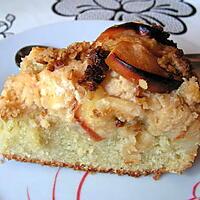 recette Crumble cake aux pommes