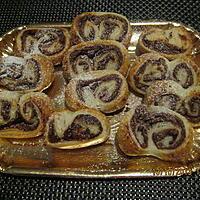 recette Palmiers aux nutella & amande