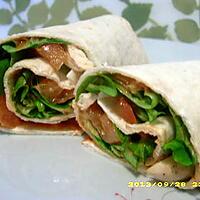 recette wraps au poulet