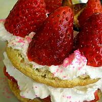 recette MILLEFEUILLES AUX FRAISES ET A LA CREME