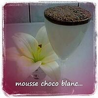 recette mousse chocolat blanc avec une base de creme anglaise