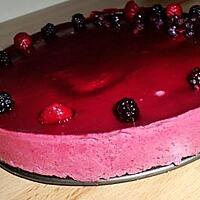 recette Bavarois aux fruits rouge