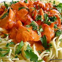 recette SPAGHETTIS TANDOORI