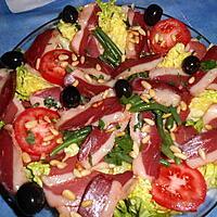 recette Salade de magret de canard fumé,version 2