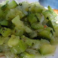 recette Courgettes aux herbes