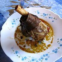 recette souris d'agneau confites thym romarin miel