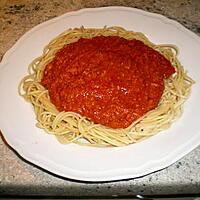 recette SPAGHETTI AU THON