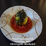 recette Tomate mozzarella revisitée par C. Michalak