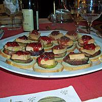 recette Petits toasts foie gras figues