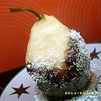 recette poires fondantes choco-coco