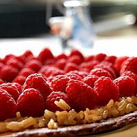 recette Tarte aux framboises façon teurgoule