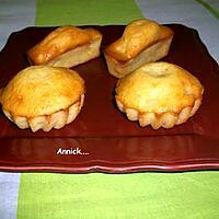 recette petits gâteaux poire-vanille "sans matière grasse"