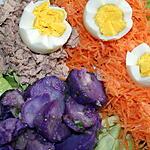 recette Pommes de terre Vitelotte en salade et son accompagnement