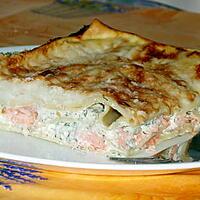 recette Lasagnes au saumon et aneth