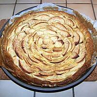 recette Tarte aux pommes "Calvados Cannelle"