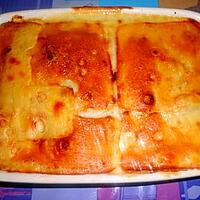 recette INVOLTINI  DE  JAMBON ET CHOU FLEUR  GRATINE