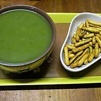 recette Soupe aux feuilles de blettes  et pommes de terre au micro-ondes.