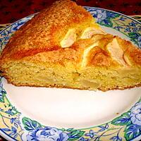 recette Gâteau moelleux aux amandes et aux pommes