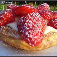 recette Tartelettes aux fraises façon Saint Honoré