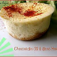 recette Cheesecake ail et fines herbes