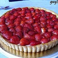 recette tarte aux fraises