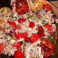 recette Tomates anciennes aux pinces de tourteaux