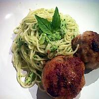 recette Spaghettis au Brocoli avec ses Boulettes Siciliennes