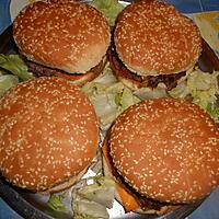 recette Cheseburger aux oignons frits