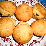 recette Petits moelleux rhum,raisins