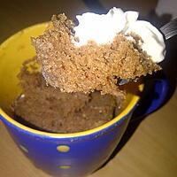 recette Mug cake coeur coulant au micro-onde