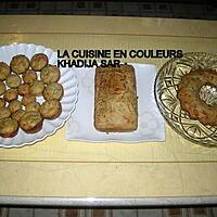 recette Cake aux deux fromages (gruyère et roquefort) et aux champignons chinois noirs