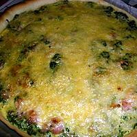 recette QUICHE JAMBON EPINARDS AU SIROP D ERABLE