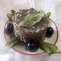 recette Pâté  de rognons de porc. sauce madère.