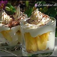 recette Tiramisu ananas