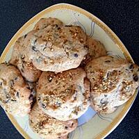 recette Cookies chocolat  praline